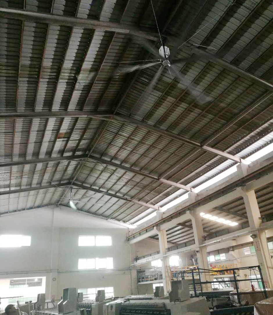 大型工业节能风扇通风降温方案
